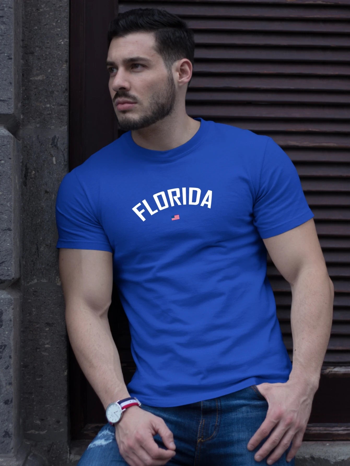 Camiseta Masculina Florida Algodão