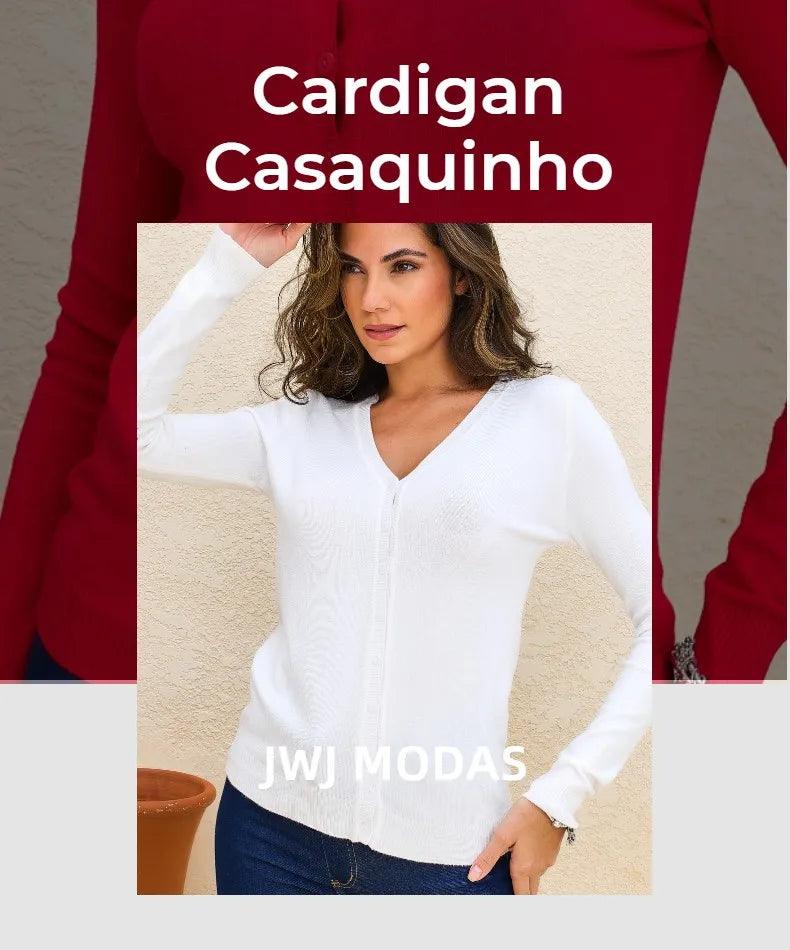 Cardigan Feminino de Inverno