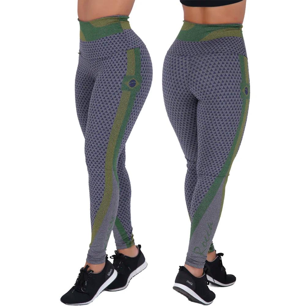 Kit 3 Leggings Fun Não Transparentes Fitness/Academia