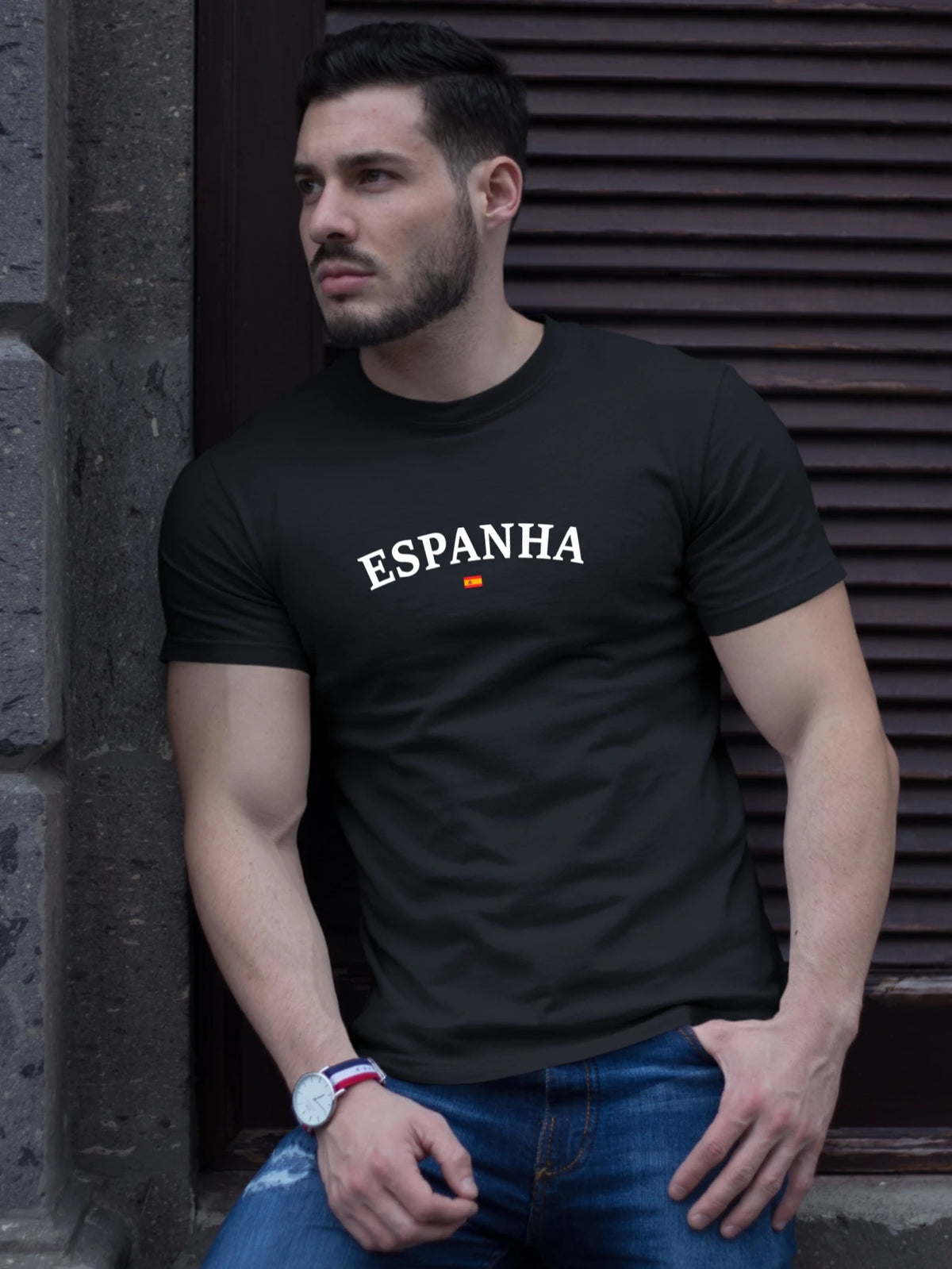 Camiseta Masculina Unissex Spain