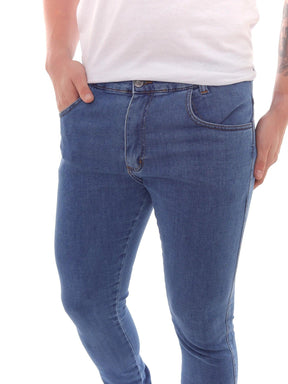 Calça Jeans Masculina Super Skinny Lavagem Média