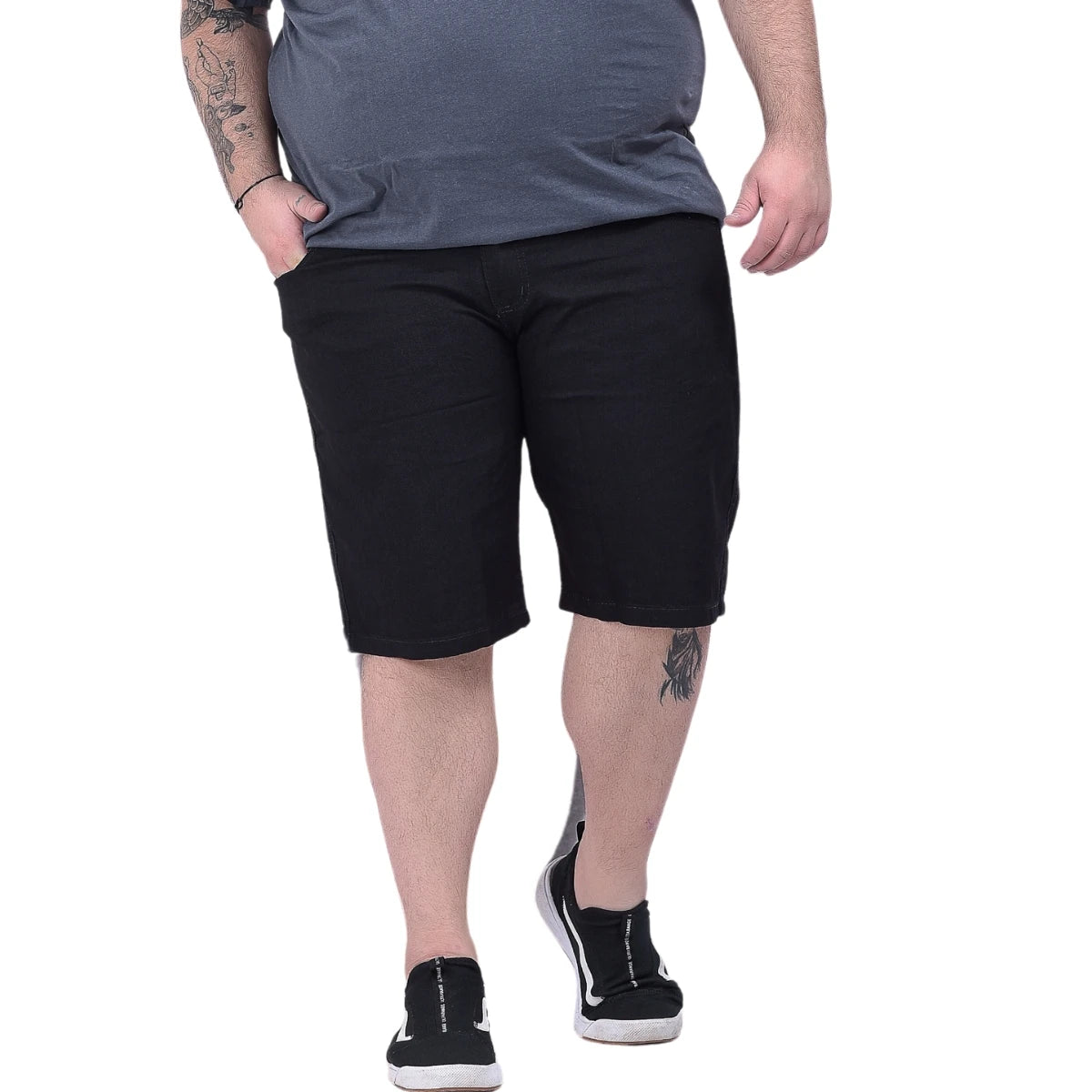 Bermuda Jeans Masculina Plus Size