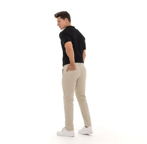 Calça Masculina Sarja Tailor com Bolsos Facas