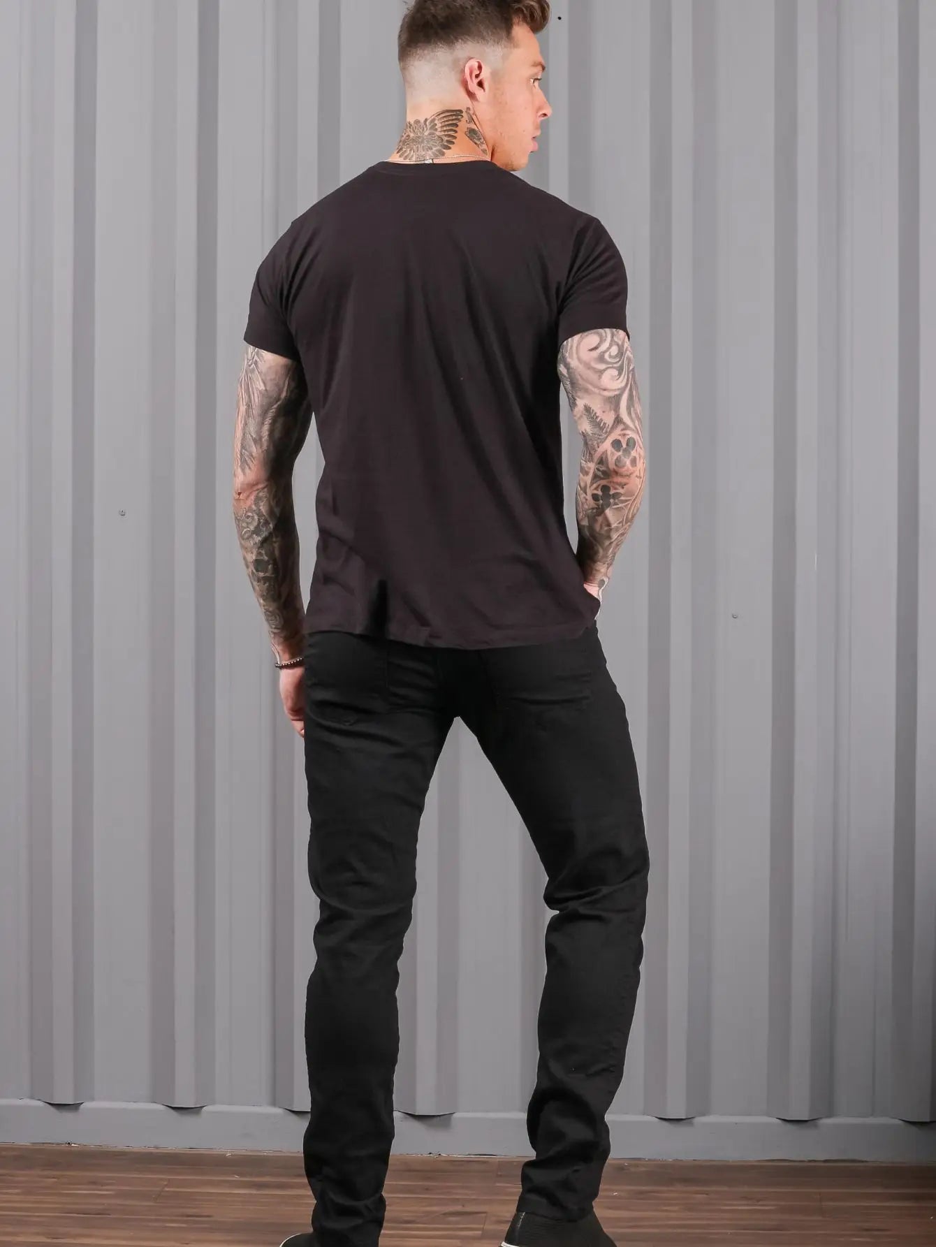 Calça Masculina Skinny Preta