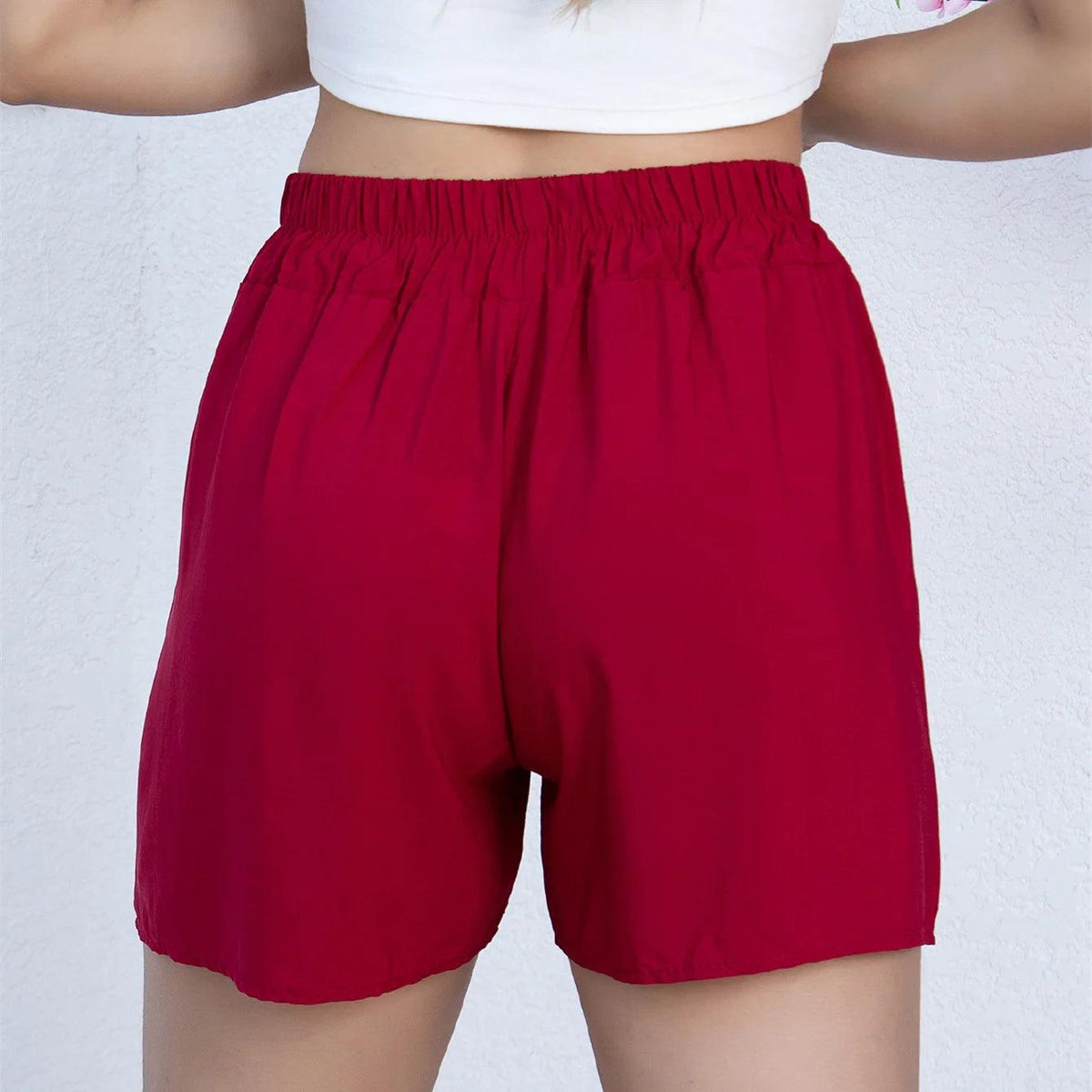 Short Feminino de Viscose para Praia - Sem Bolso