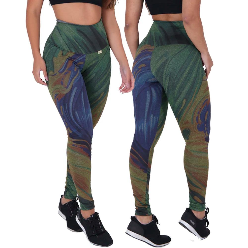 Kit 3 Leggings Fun Não Transparentes Fitness/Academia