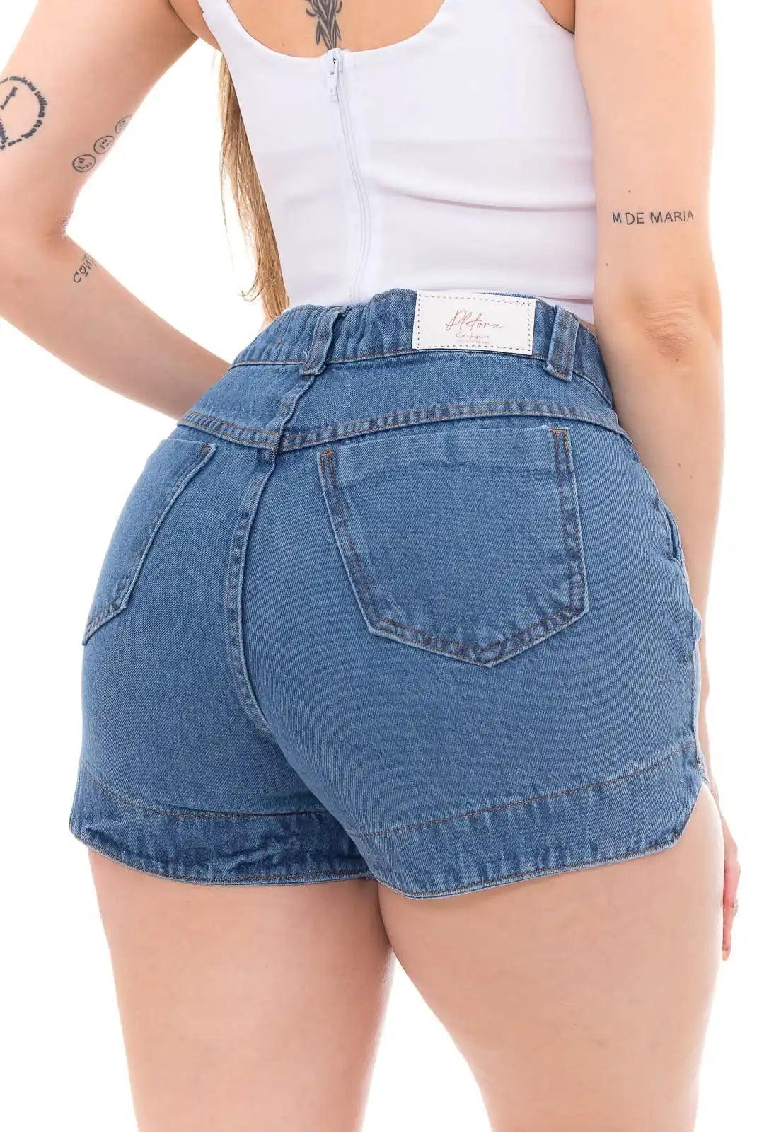 Shorts Jeans Feminino - Tendência Verão