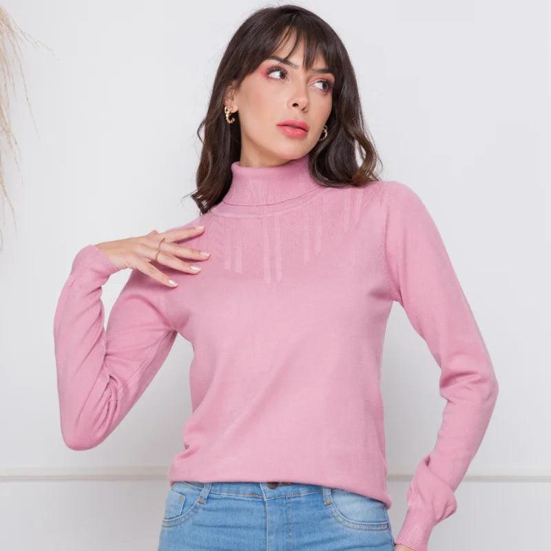 Blusa de Manga Longa com Lã de Cacharrel – Ideal para Climas Frios