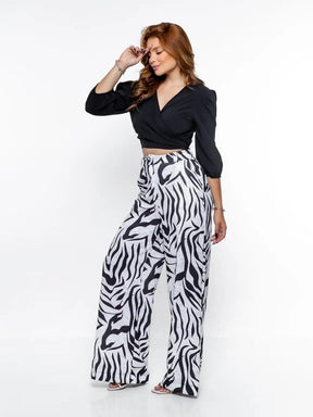 Calça de Alfaiataria de Zebra