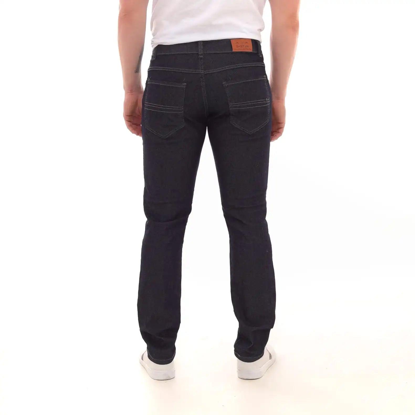 Calça Jeans Masculina Skinny Lavagem Azul Escura