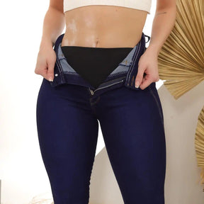 Calça Jeans Skinny Feminina com Cinta Lipo Estilo Comfort – Milaa