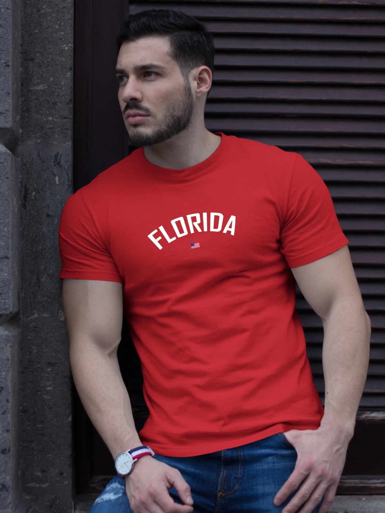 Camiseta Masculina Florida Algodão