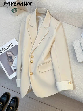 Blazer Feminino Elegante de Manga Longa