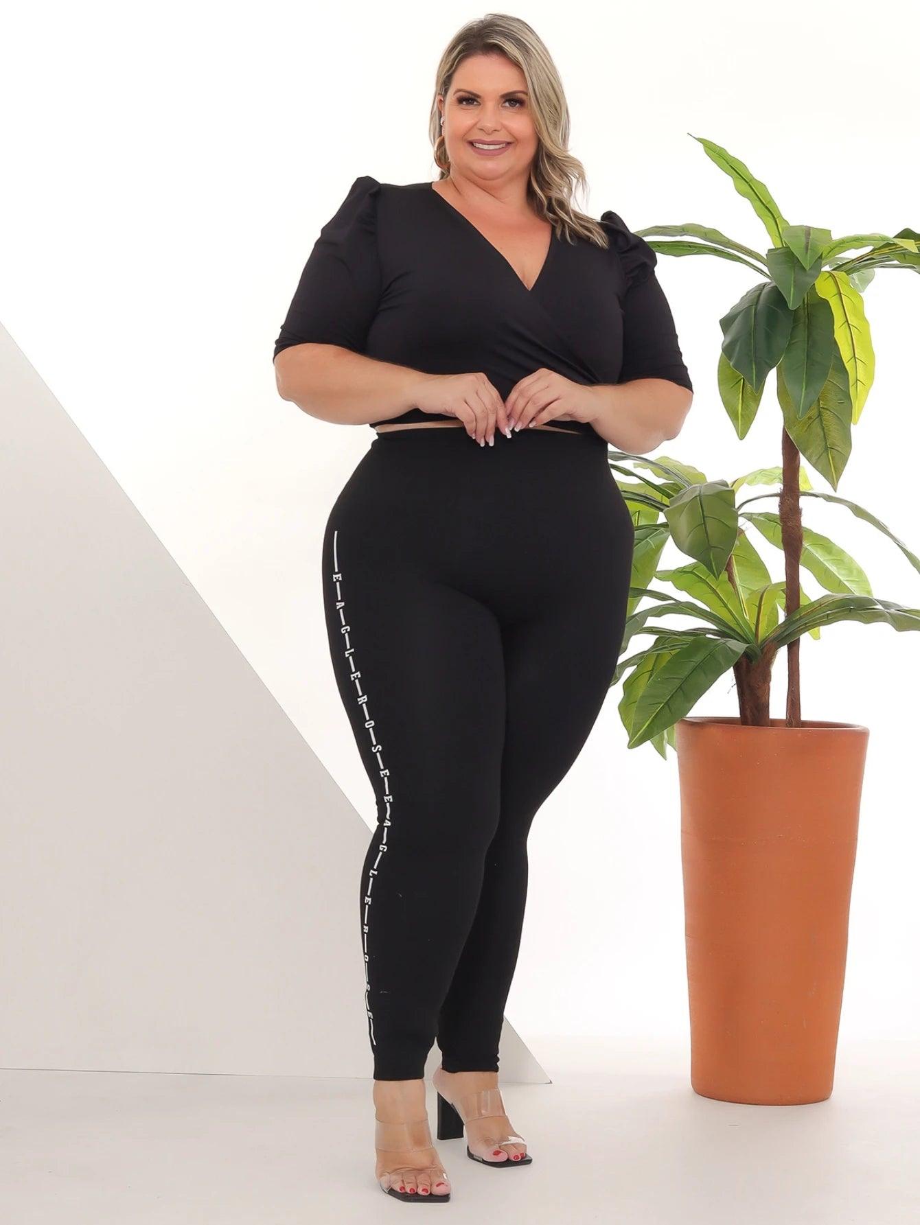 Calça Legging Feminina Plus Size – Milaa