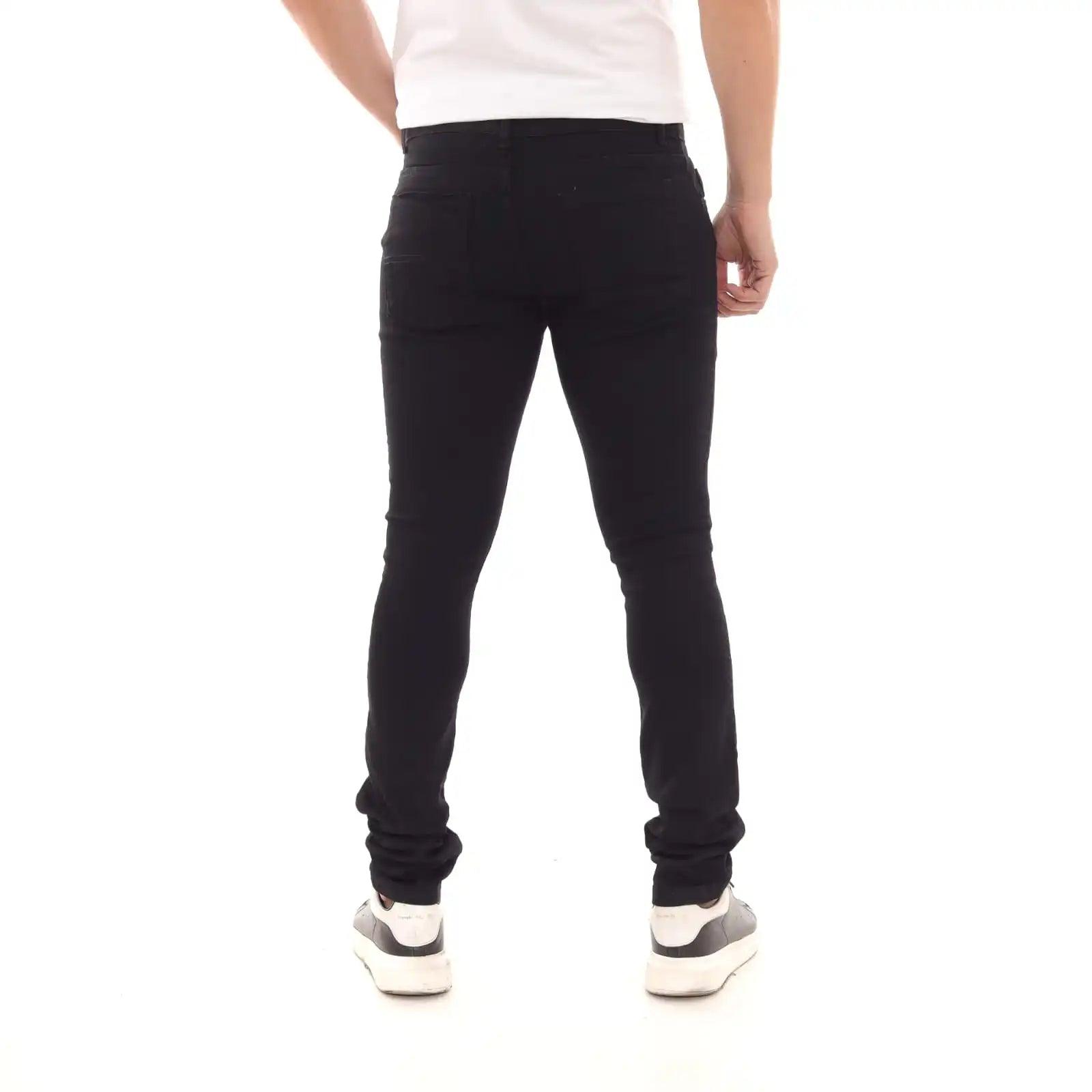 Calça Jeans Super Skinny Preto Masculina – Lavagem Black