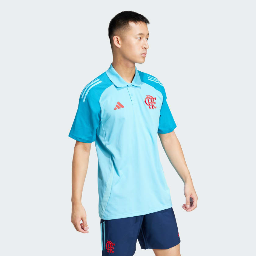 Camisa Polo Algodão CR Flamengo Tiro 24 Torcedor Masculina