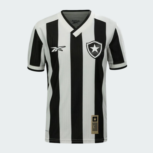 Camisa do Botafogo I 2024 Masculina Torcedor S/N Preto+Branco
