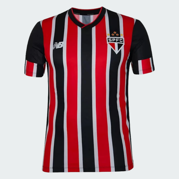 Camisa São Paulo II 24/25 Jogador Masculina Preto+Vermelho
