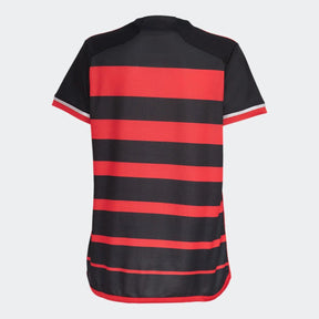 Camisa Flamengo I 2024 Feminina Torcedora Preto+Vermelho