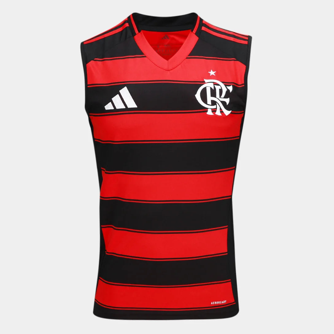 Regata Flamengo I 25/26 Adidas Masculina Preto Torcedor
