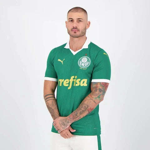 Camisa l do Palmeiras 2024 S/N Puma Masculina Jogador Verde