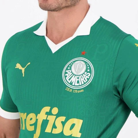Camisa l do Palmeiras 2024 S/N Puma Masculina Jogador Verde
