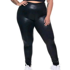 Leggings Plus Size Feminina Cirre Tricot Fashion Gringa