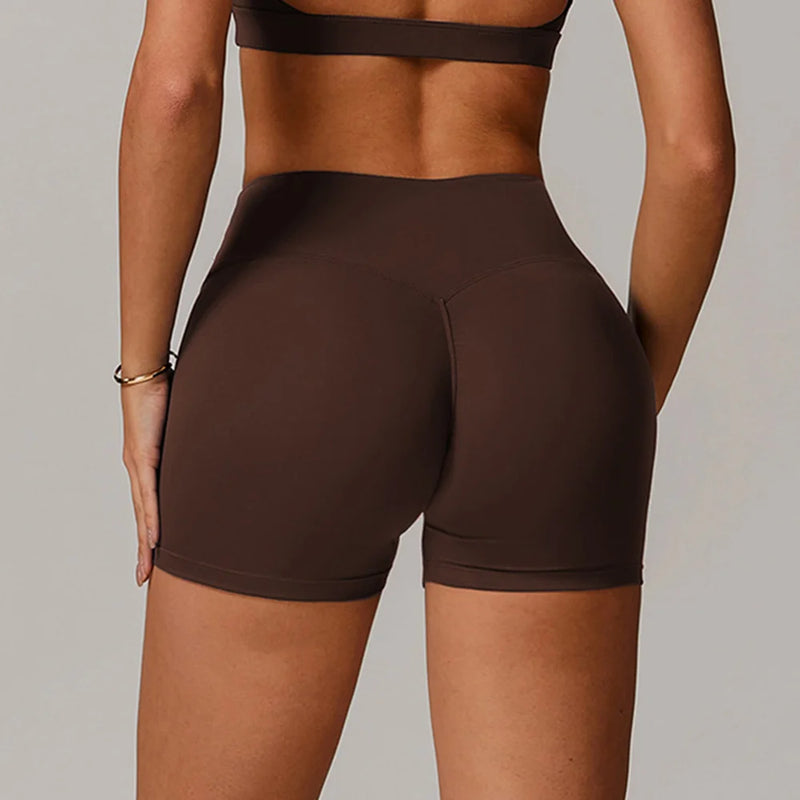 Shorts Fitness Feminino de Alta Elasticidade