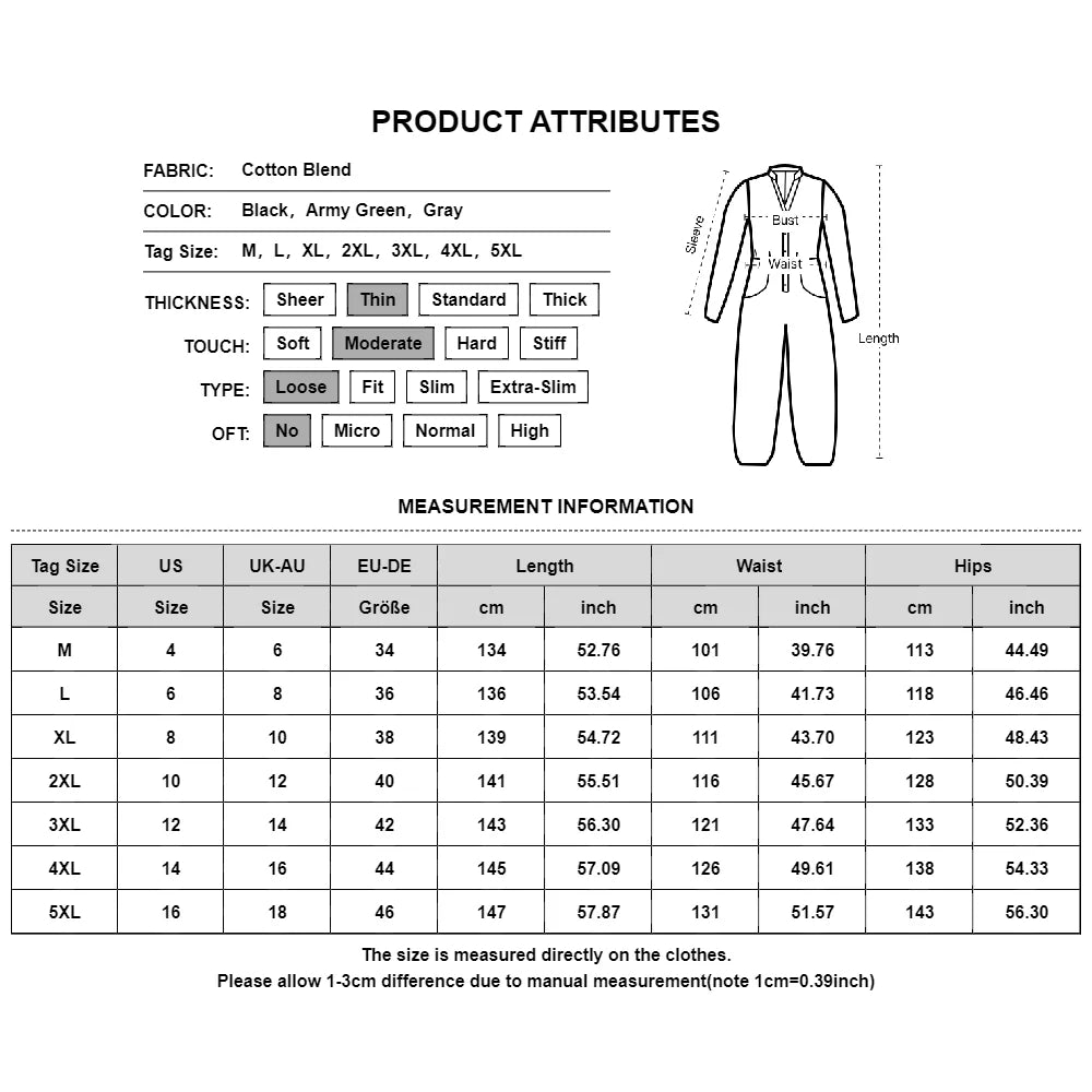 Macacão Feminino Plus Size de Algodão e Linho