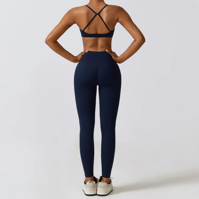 Top, Legging e Cropped de Manga Longa