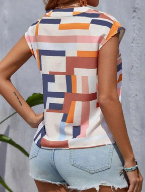 Blusa Elegante Feminina com Estampa