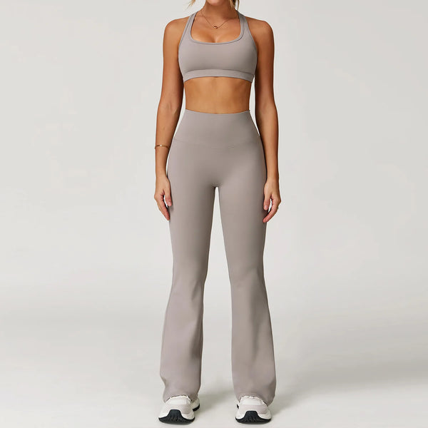 Top Esportivo + Legging Cintura Alta