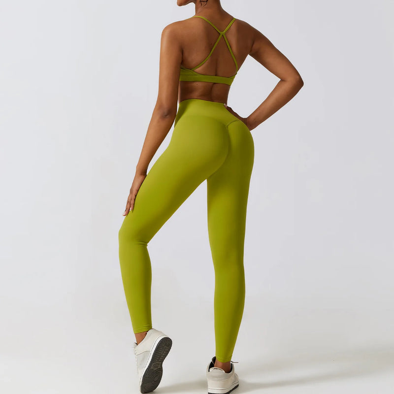 Top, Legging e Cropped de Manga Longa