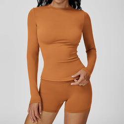 Camisa Fitness Feminina Manga Longa