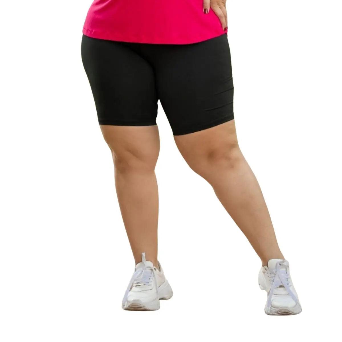 Kit 2 Bermudas Shorts Suplex Plus Size