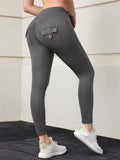 Legging Feminina Esportiva Cintura Alta com Bolsos