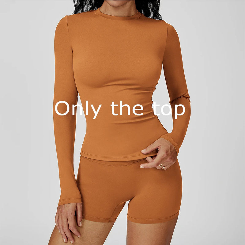 Camisa Fitness Feminina Manga Longa