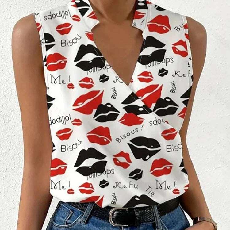 Blusa Feminina Branca com Estampa