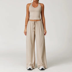 Top Sem Manga + Legging Cintura Alta