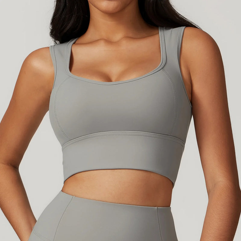 Top Esportivo Feminino com Costas Abertas