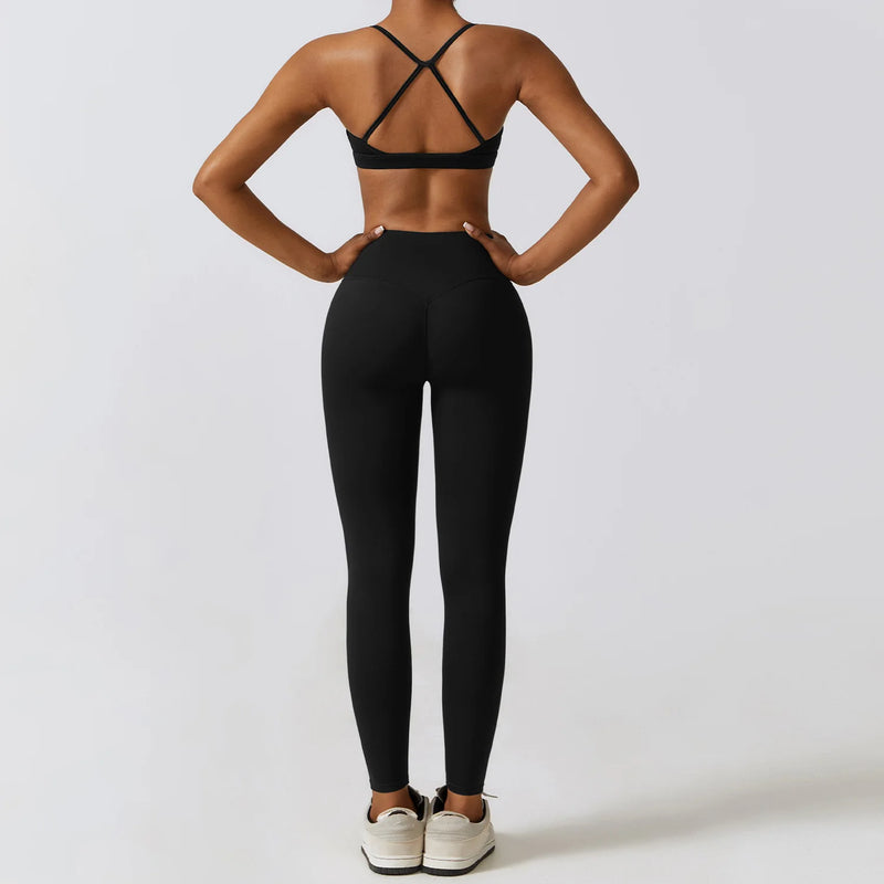Top, Legging e Cropped de Manga Longa
