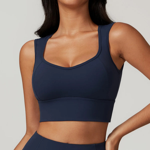 Top Esportivo Feminino com Costas Abertas