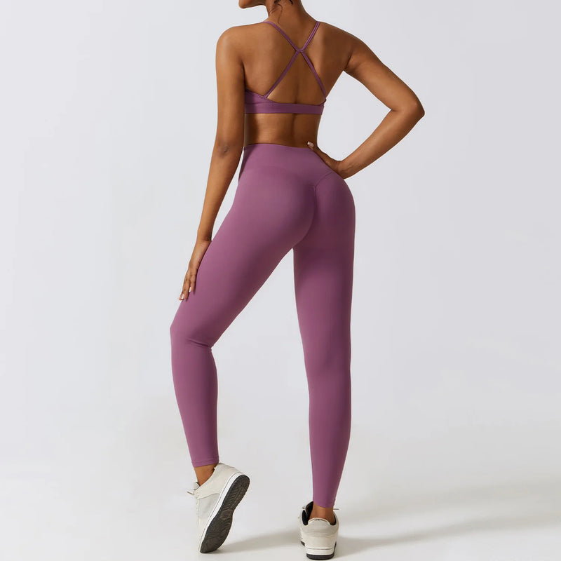 Top, Legging e Cropped de Manga Longa