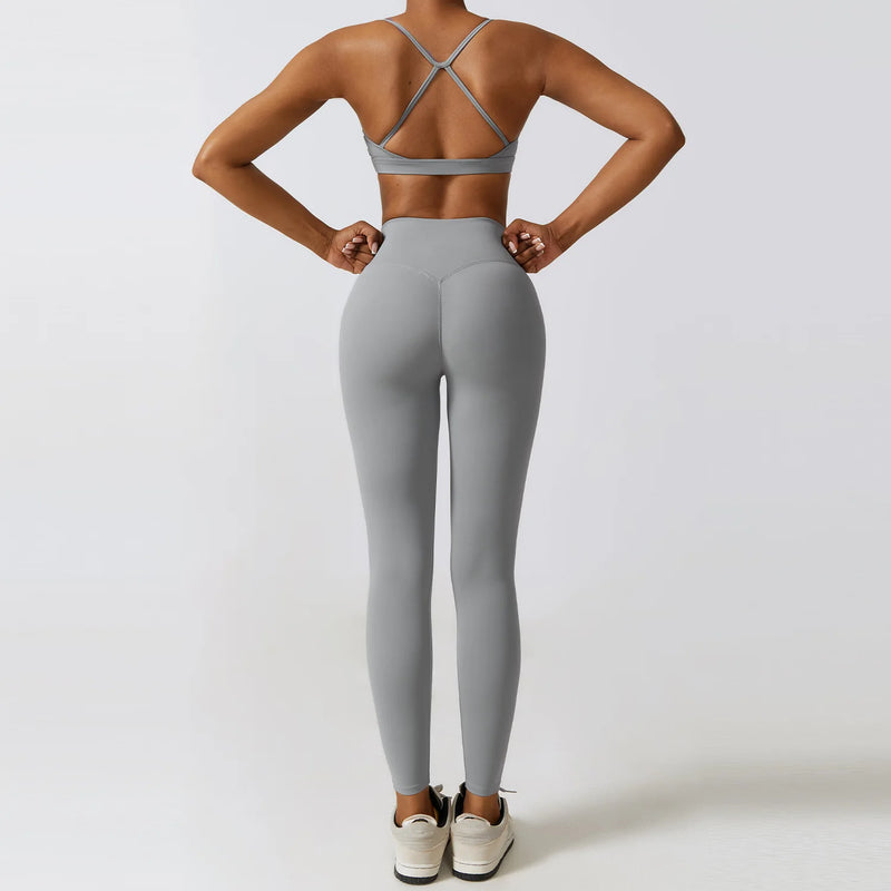 Top, Legging e Cropped de Manga Longa