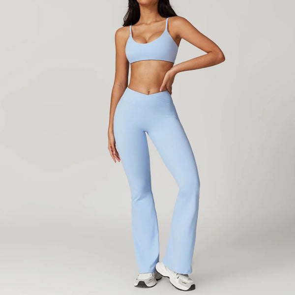 Top Cropped de Manga Curta + Legging