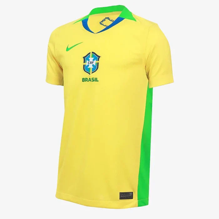 Camisa Brasil I 2025/26 Torcedor Nike Masculina Amarela+Verde+Azul