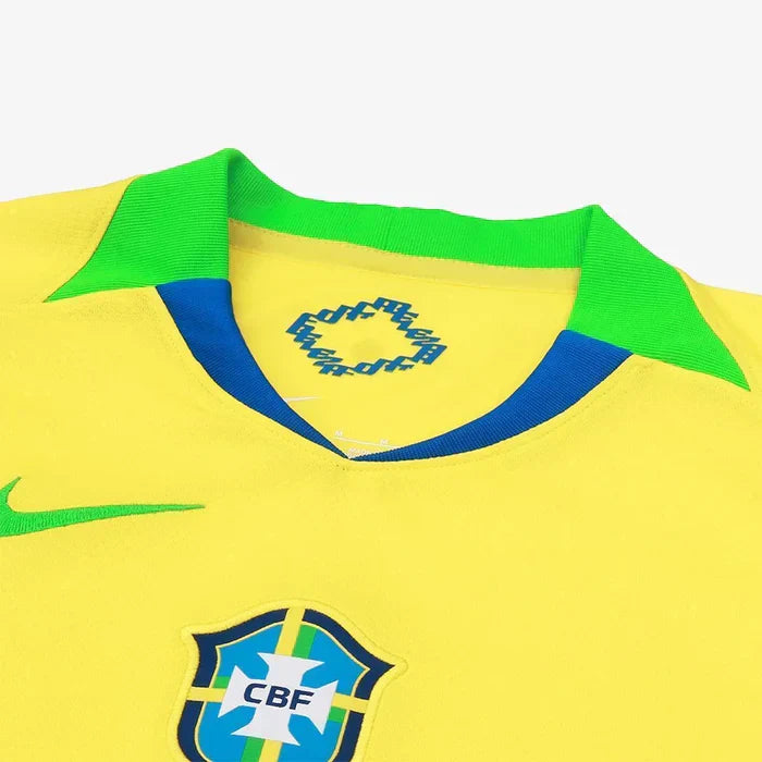 Camisa Brasil I 2025/26 Torcedor Nike Masculina Amarela+Verde+Azul
