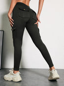 Legging Feminina Cintura Alta com Bolsos Funcionais