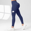 Legging Feminina Cintura Alta com Bolsos Funcionais