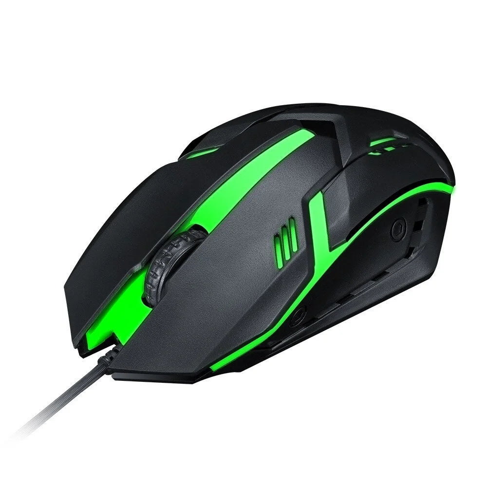 Mouse Gamer ALFA USB 3200dpi com LED RGB